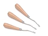 Crochet Hooks Wooden Latch Hook Tool 6.5 Inch Pack of 3
