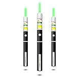 Dinsom 3 Pack Charging Green Light Flashlight Torch, Led Waterproof Handheld Flashlight for Camping Biking Hiking Outdoor