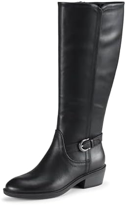 Amazon.com | Naturalizer Womens Nikita Boots Black Leather 5.5