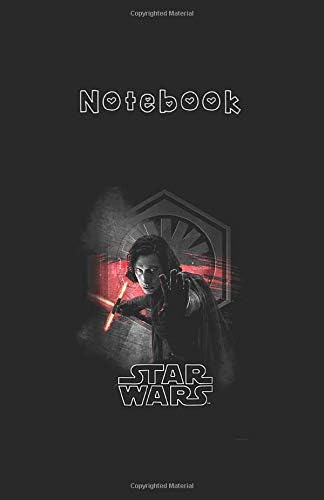 Notebook: Star Wars Last Jedi Kylo Ren Wont Back Down GraphicMedium Size 5.5''x8.5'' White Paper Blank Journal Notebook 122 Pages with Black Cover Perfect For All Ages - Kids And Your Friends Paperback – 23 Mar 2020