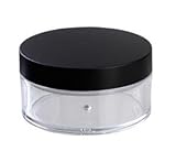 Topwon 2.7'' Classic Powder Puff Case / Face Powder Makeup Jar Travel Kit (3)
