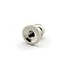 LQ Industrial 12 Sets 5x7x7mm Chicago Screws Silver Round Phillips Head Button Stud Screws Nail Rivet for DIY Leather Craft