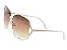 Goson Women's Gradient Oversize 65 mm Sunglasses