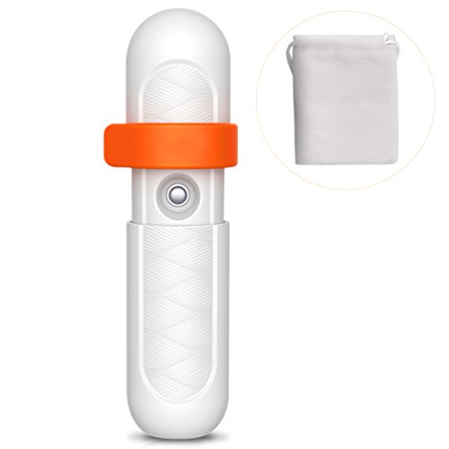 Pretty See Mini Nano Mist Facial Sprayer Facial Steamer Rechargeable Hydrating Face Device with Storage Bag