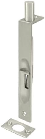 Deltana 6FBS15 HD Square Solid Brass 6-Inch Flush Bolt