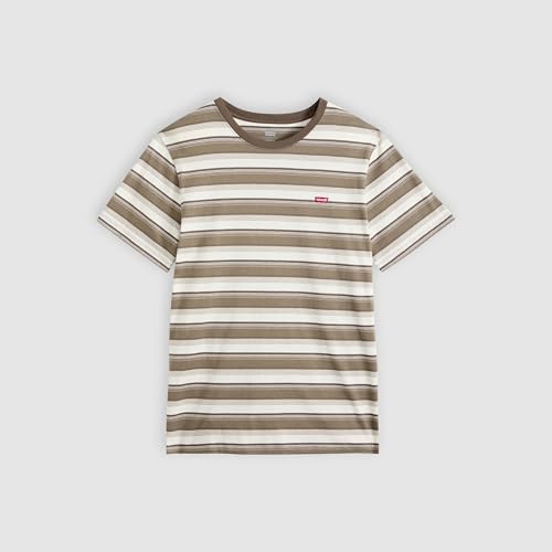 Ss Original Hm Tee Jen Stripe Maitake Br