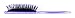The Wet Brush Pro Select Paddle - Metallic Purple