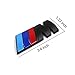 Black M Power Car Front Grill Badge Logo EMBLEM FOR BMW