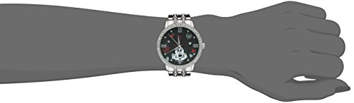Disney Women's W001831 Minnie Mouse Analog Display Analog Quartz Silver Watch
