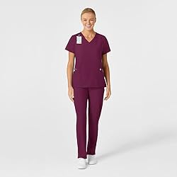 WonderWink W123 Women’s Stylized V-Neck Scrub Top