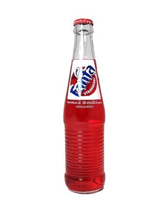 Amazon Com Mexican Fanta Strawberry Glass Bottles 12 Oz 24 Pack Grocery Gourmet Food