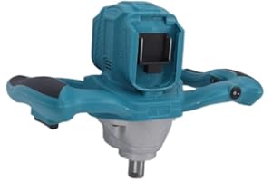 Luocute Electric Ice Auger, 100-800RPM 6 Speed Adjustable 1200N.m Torsion Cordless Post Hole Digger Power Head (Auger Bit and