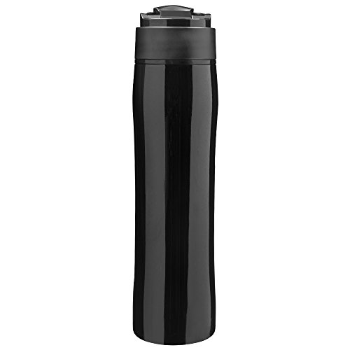 i Cafilas The Original Portable French Press Stainless Steel Coffee Maker Premium Vacuum Insulated Travel Mug Hot & Cold Brew French Presses With Cleaning Brush For Father's Day Gift(12 oz)