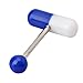 FunnyDay 16Pcs Assorted Colorful Tongue Nipple Bar Ring Barbell Piercing