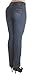 FCH138BT – Colombian Design, Butt Lift, Levanta Cola, High Waist, Boot Leg Jeans in Navy Size 7