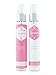 Hydrating Rosewater Spray & Refreshing Toner Mist Set - with Organic Witch Hazel, Aloe Vera & Willow Bark - Anti Aging Facial Moisturizer - Makeup Setting Spray - Made in US (1.9 oz)