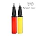 Wenosda 2Pc Air Pump Double Action Balloon Pump Hand Manual Inflator (Random Color)