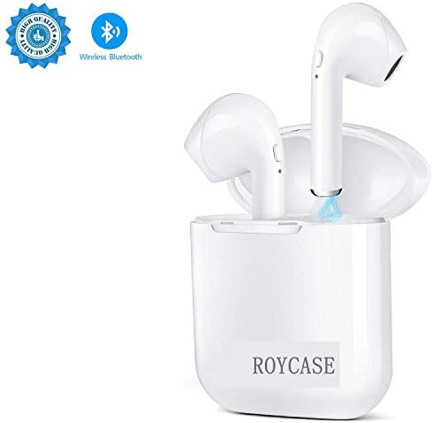 Wireless bluetooth headset,V4.2 Bluetooth Earbuds Stereo with Microphone Charging Case, Wireless Earphones Headphones in-Ear Earbuds Noise Cancelling Earpiece Sport Running