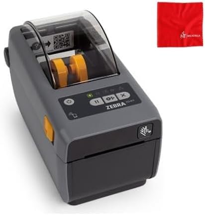 Photo 1 of Zebra ZD411 203dpi Direct Thermal Desktop Monochrome Printer Print Width of 2 in USB Connectivity, USB Host - Grey- ZD41122-D01000EZ