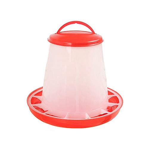 Ponnen Geflügeltränke & Futterspender Trinkwasser Futterbecher Schale für Vieh, Huhn, Henne Ente Vogel – Bild 7