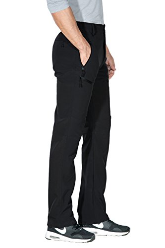 Nonwe-Mens-Warm-Windproof-Mountain-Fleece-Hiking-Snow-Ski-Pants