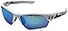 Under Armour Kid's Windup Sunglasses, Shiny White/Blue Multiflection Lens, 58 mm