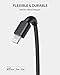 AUKEY USB C to Lightning Cable (1ft 2-Pack MFi Certified) Nylon PD Fast Charging Cable Type C to Lightning Charger Compatible with iPhone 11 Pro/X / 8 Plus, iPad Pro 2017, and Other Apple Devices