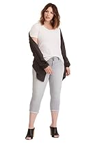 Torrid Cropped Jeggings - Grey Fog Wash