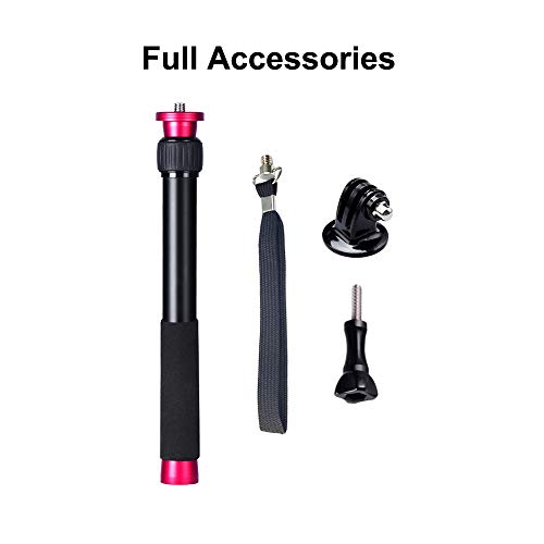 Gimbal Extension Pole Rod 17.3inch Telescopic Stick for Gimbal Stabilizer DJI OM4 Osmo Mobile 3