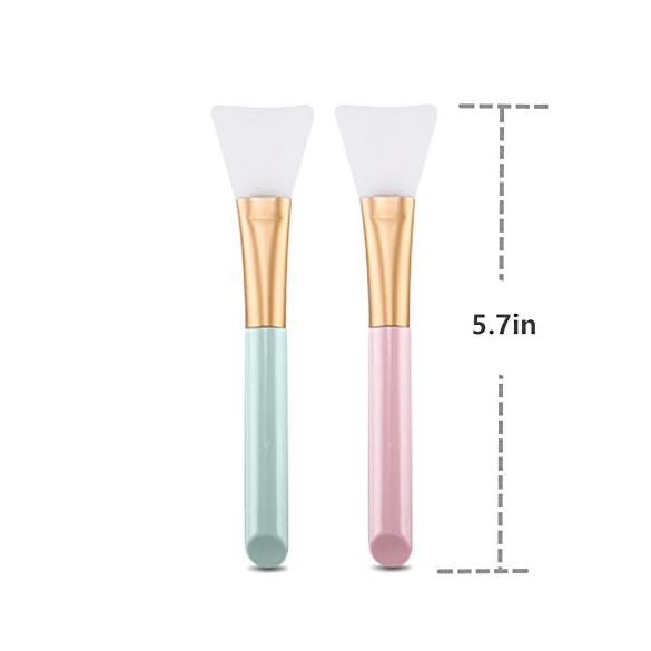 2 PCS Silicone Face Mask Brush,Mask Beauty Tool Soft Silicone Facial