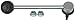 ACDelco 46G20589A Advantage Front Driver Side Suspension Stabilizer Bar Link Kit with Link, Boots, and Nuts