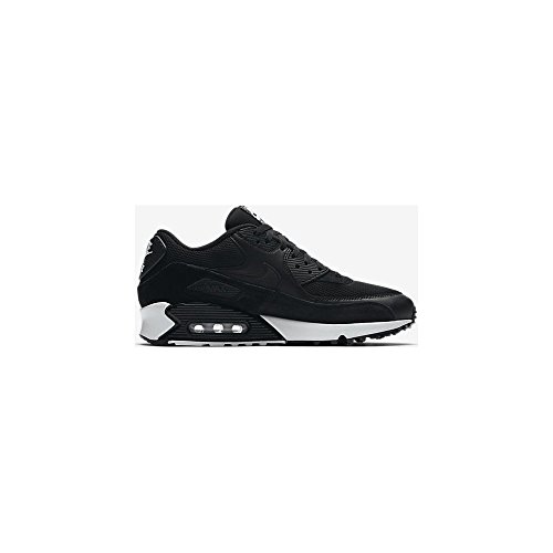 NIKE Mens Air Max 90 Essential Running Shoes Black/Black/White 537384-077 Size 9