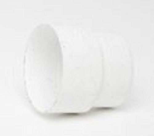 White Gutter 53mm Round DOWNPIPE Connector for shed, Conservatory, Porch etc NOT for Standard House downpipes - Smaller