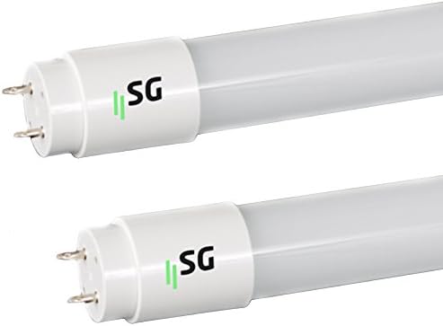 LED Tube Light T8 4FT, 15W, (40W–50W Equiv.) 4-Pack SAVEGREEN Popular, Single-end Powered, Ballast Bypass, LED Fluorescent Replacement, 1740 Lumens, 3500K (Bright White)