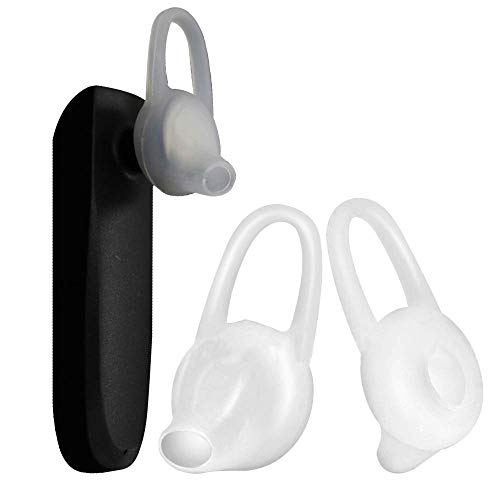 Replacement Silicone Ear Bud Gel Tips Cover Pads 10 PCS for Bluetooth in-Ear Headset Earpiece - Black - Thumbnail 2