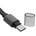 Mimgo Store USB Retractable Cable Type C Data&Sync Charger 3.1 Charging Cable for Oneplus 2 Two (Black)