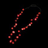 Fun Central G507, 1 Pc, 34 Inches LED Pumpkins Necklace, Light Up Necklace, Halloween Necklace, Glow In The Dark Necklace