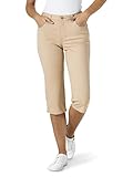 Lee Women's Relaxed Fit Capri Jean Café 10