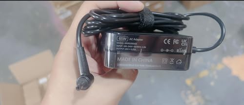 RORALMA 20V 3.25A 65W Cargador para Laptop Lenovo Ideapad 3 1 5 110 310 320 330 S340 S300 350S L340 330S I320 C340 S340-15IIL 145-15IWL S340-15IWL S340 S145 15IML05 15ALC6 15IAU7 14IML05