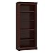 Bush Furniture Birmingham 5 Shelf Bookcase in Harvest Cherry