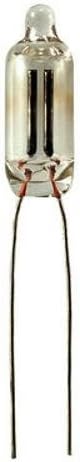Eiko A1A-60 A1A, 105-125V .6MA T-2 Wire Terminal Neon Light Bulb (Pack of 60)