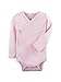 Colored Organics Baby Organic Kimono Bodysuit Long Sleeve 6-12 Months Pink