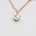 Geerier Stunning Double Layer Coin Choker Necklace Dangle Synthetic Diamond Beads