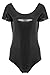 JustinCostume Womens Shiny Metallic Dancewear Cap Sleeve Scoop Back Leotard