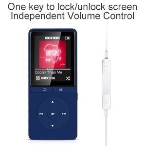 AGPTEK-16GB-MP3-Player-Lossless-Sound-Music-Player-with-FM-RadioVoice-Recorder-Supports-up-to-64GB-80-Hours-PlaybackA20S-Dark-Blue
