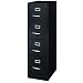 Office Dimensions Commercial 4 Drawer Letter Width Vertical File Cabinet, 22" Deep - Black