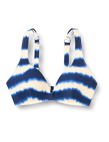 Triumph Bikini para Mujer, Combinación Azul y Oscuro., 38D