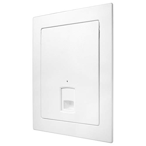 Access Panel APW67-1 6" x 7" Flush Mount, Removable, Paintable, with Child-Resistant Latch, Drywall Access Door Panel for Plumbing, Electrical & Utilities, White