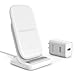 Wireless Charging Stand RAVPower 2 Coils 7.5W Qi-Certified Compatible iPhone X XR XS X 8 & 8 Plus with HyperAir, 10W Qi for Galaxy S9, S9+, Note 8 All Qi-Enabled Devices (White)