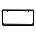 GG Grand General 60439 Matte Black Powder Coated License Plate Frame with 2 Holes